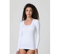 Jadea Maglia Donna Manica Lunga con Scollo Lollo Ampio in Cotone Elasticizzato 4