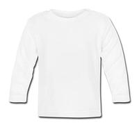 JADEA Maglia Girocollo Bambina 263 Manica Lunga in Cotone Elasticizzato, BIANCO 3-4 anni