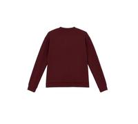 JADEA Maglia girocollo in crEpe scuba con polsinI 4866 (Bordeaux, L)