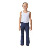JADEA - Pantaleggings Bambina a Zampa - in Cotone Elasticizzato, Comodi e Versatili, vestibilità Perfetta per Ogni Giorno - Leggings a Zampa d’Elefante Bambina - Blu, 9/10 Anni