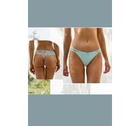 JADEA Perizoma donna (6pezzi)in cotone elasticizzato con inserti in pizzo 6654