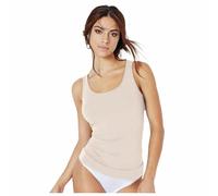 Jadea Set1 o 3 Pezzi Canottiera Art:4182 in Cotone Elasticizzato Spalla Larga Girocollo Modello Comodo Traspirante Donna Made in Italy Cipria S