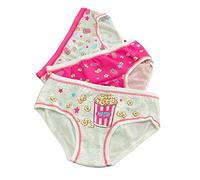 JADEA Slip Bimba, Offerta 3 E 6 Pezzi, Slip Bambina Fantasia Slip Bimba in Cotone (278 3 Pezzi, 9-10 Anni)