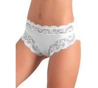 JADEA Slip Donna Art. 742 6 Pezzi in Cotone Modal (Bianco, 5)