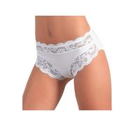 JADEA Slip Donna Art. 742 6 Pezzi in Cotone Modal (Bianco, 6)