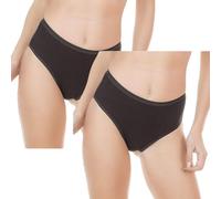 JADEA Slip Donna Midi, Offerta da 6 E 12 Pezzi, in Cotone BIELASTICO Art. 7002