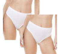 JADEA Slip Donna Midi, Offerta da 6 E 12 Pezzi, in Cotone BIELASTICO Art. 7002