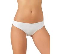 JADEA Slip invisibile cotone taglio laser art. 8000 (3pz) - 2, Bianco