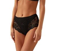 JADEA Slip Midi Donna 792 6 Pezzi - Cotone Modal e Pizzo per Comfort e Raffinatezza, Nero, 2XL