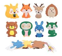 JadeLink Autunnali Feltro Lavoretti per Bambini, 8 Pezzi Lavoretti Creativi Decorazioni Autunnali, Artigianato per Bambini 3 4 5 6 7 8 Anni per Ragazzi Ragazze Regali