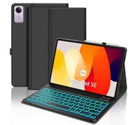 JADEMALL Custodia con Tastiera per Xiaomi Redmi Pad SE 11" 2023, Italiana QWERTY Tastiera Retroilluminata Bluetooth Magnetica Staccabile per Redmi Pad SE 11 Pollici, Nero