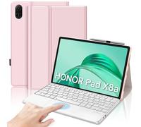 JADEMALL Tastiera con Trackpad per Honor Pad X8a, Custodia Tastiera per Honor Pad X8a, Italiano QWERTY Tastiera Bluetooth Magnetica Staccabile con Touchpad, Rosa
