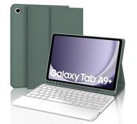JADEMALL Tastiera con Trackpad per Samsung Tab A9 Plus 11" 2023 Italiano QWERTY Tastiera Bluetooth Magnetica Staccabile con Touchpad per Galaxy Tab A9+ Plus 11" 2023, Verde Scuro