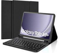 JADEMALL Tastiera Custodia per Samsung Tab A9+ 11" 2023 - Italiana QWERTY Layout Tastiera Bluetooth con Portapenne per Samsung Tab A9 Plus 11" 2023 SM-X210/X216/X218, Nero