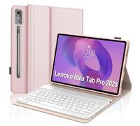JADEMALL Tastiera Lenovo Idea Tab Pro 12.7" 2025, Custodia con Italiana QWERTY Tastiera Wireless Bluetooth per Lenovo Idea Tab Pro 12.7" TB-375FC, Rosa