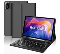 JADEMALL Tastiera per Redmi Pad 2 11" 2025/Xiaomi Pad SE 11" 2023, Italiana QWERTY Tastiera Bluetooth Staccabile per Redmi Pad 2 11 Pollici 2025, Nero