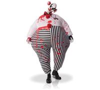 JADEO - Costume Da Clown Terrificante Gonfiabile Taglia Unica
