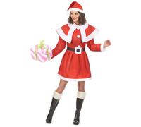 JADEO - Costume Mamma Natale Da Donna Per Adulti Taglia Unica