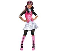 JADEO - Costume Originale Monster High Dracula Bambina 5 A 7 Anni
