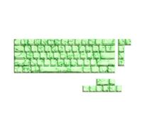 Jades Tema Keycap Set Originale 64/74Keys Side Engraveds Traslucidi Keycaps Per Il Gioco Tastiere Meccaniche