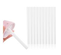 Jadeshay Bastoncini di Cotone,10 Pezzi Bastoncini di Ricarica per Filtro in Cotone per Umidificatore Parti di Ricambio per Auto da Viaggio per Mini Umidificatori Personali Portatili,8 x 123mm