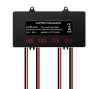Jadeshay Bilanciatore Batteria 48V, 4x12V Bilanciatore Equalizzatore Batteria Bilanciatore di Tensione della Batteria del Sistema Solare con Display LED per Batteria al Litio Piombo Acido