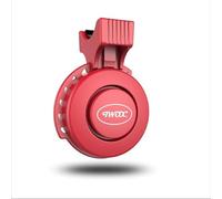 Jadeshay Campanello per Bicicletta Campanello Elettrico ad Alta Voce USB Ricaricabile LED Accessori per la Luce del clacson per Bici Torcia per Bici(Rosso)