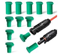 Jadeshay Cappucci per Connettori Solari,10 Paia Cappuccio Maschio e Femmina per Terminale del Cavo Pannello Solare e Inverter,Impermeabile e Resistenti alla Polvere Accessori per Pannello Solari