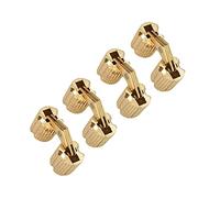 Jadeshay Cerniera Cilindrica,4 Pezzi 8 mm Cerniera Invisibile in Ottone Cerniera a Nascoste con 8 Pezzi Viti per Mobili Armadio per Porte Scatola di Gioielli Fatti a Mano DIY