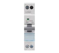 Jadeshay Commutatore 1P 63A 230VAC Interruttore di Trasferimento Manuale Interruttore Separatore di Carico Interruttore Magnetotermico Differenziale con Indicatore di Potenza,Montaggio su Guida DIN