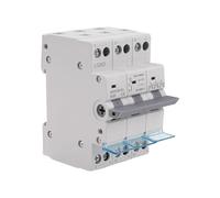 Jadeshay Commutatore 3 Posizioni,Interruttore di Trasferimento Manuale 400VAC 63A Interruttore Separatore di Carico Interruttore Magnetotermico con Indicatore di Potenza,Montaggio su Guida DIN