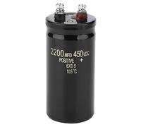 Jadeshay Condensatori, 450V 2200uF Condensatore Elettrolitico con Perno a Bullone Alluminio Condensatore di Avviamento Condensatore Dielettrico per Elettrolisi