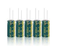 Jadeshay Condensatori Elettrolitici,10000uF 35V Kit Assortimento Condensatori Elettrolitico in Alluminio Ad Alta Frequenza 5 Pezzi Condensatore 18x35MM per DIY PCB Circuito Elettronici Monitor LED