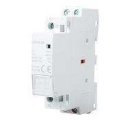 Jadeshay Contattore 220V, GYHC DC 24v Contattore AC 2P Automatico Teleruttore 220v 25A | 1NO 1NC | AC250V 50Hz | Montato su Guida DIN