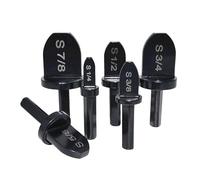 Jadeshay Espansore per tubi in rame, 6 pezzi utensile for allargamento manuale professionale for tubi in rame, punta da trapano, set di riparazione HVAC, 7/8'', 3/4'', 5/8'', 1/2'', 3/8'', 1/4''