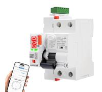 Jadeshay Interruttore Differenziale 30mA 40A Salvavita con Riarmo Automatico WiFi Magnetotermico Differenziale Tipo A Controllo Remoto Tramite Tuya sul Cellulare o Manuale,230V con Display LED