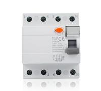 Jadeshay Magnetotermico Differenziale 30mA 63A RCCB Tipo A Interruttore Differenziale Salvavita con Protezione di Perdita di Circuito Cortocircuito e Protezione da Sovraccarico GYL10 4P AC400V
