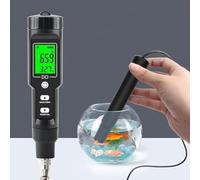 Jadeshay Misuratore di Ossigeno Disciolto Digitale,Tester Acqua IP67 Impermeabile con Cavo Sonda Elettrodo da 1,15 Metri Intervallo 0,0-30,0 MG/L LCD Digitale per Stagni Acquari Acquacoltura