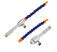 Jadeshay Pistola di Raffreddamento, Pistola di Raffreddamento a Secco ad Aria Fredda a vortice Mini in Lega di Alluminio da 130 mm + Tubo Flessibile