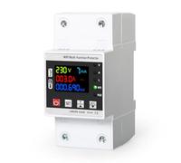 Jadeshay Protettore di Sovratensione e Sottotensione, AC230V 63A Protezione da Sovratensione Contatore Energia Elettrica WiFi con Automatico Ripristino Schermo a Colori(WiFi)