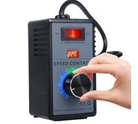 Jadeshay Regolatore di velocità della Ventola, Interruttore regolatore Regolatore di velocità del Motore AC 220V 10A 4000W Regolatore di Tensione Temperatura Dimmer Motore
