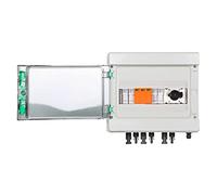 Jadeshay Scatola Combinatrice Fotovoltaica,2 Stringhe Solar PV Combiner Box DC1000V con 2P 32A Interruttore Automatico 40KA Protezione Contro Le Sovratensioni 15A Fusibili per Sistema Solare