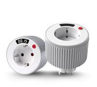 Jadeshay Timer Presa Elettrica,Presa Timer da 1 Minuti a 24 Ore Conto Alla Rovescia Ingranaggio Rotante Presa Temporizzata Elettronica con Digitale Display LED 16A 3680W 230V per Elettrodomestici