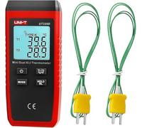 Jadeshay UT320D -50℃~1300℃ Termometro a termocoppia Mini a Doppio Canale LCD Retroilluminazione K/J con sonda