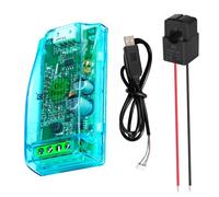 Jadeshay Voltometro Amperometro AC 80-260V 100A PZEM-004T Modulo Multimetro Energia Tensione Alimentazione Corrente per Testare Tensione Elettrica con Trasformatore di Corrente e USB Cavo Adattatore