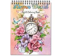 Jadeso Libro da colorare per adulti, libro da colorare per adulti, relax e sollievo dallo stress, libro da colorare per adultis, 30 motivi e disegni floreali originali (120 g/m²), regali per alleviare