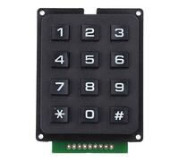 JADEWaa 3x4 Matrici Array 12 Tastierino Tastiera Modulo Tastiera 12 Tasti Membrana Pulsante Tastiera Elettrica