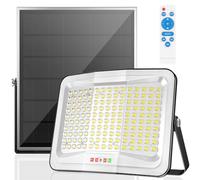 JADIDIS 800W Faretto Led da Esterno Solare Sensore di Movimentocon, 150LED Luci Solari Esterno con Telecomando e Grande Pannello Solare 35 * 40cm, Impermeabile IP65 Faretti Solari per Giardino Patio