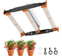 JADIDIS - Lampada a LED per piante da interno, 150 W, a spettro completo, dimmerabile piante da interno, per piante da interno, verdure, fioritura per tenda da crescita 60 x 60 cm