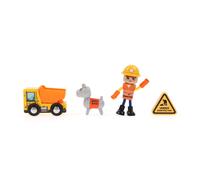 J'Adore Costruzione Rick Giocattolo In Legno Naturale Playset